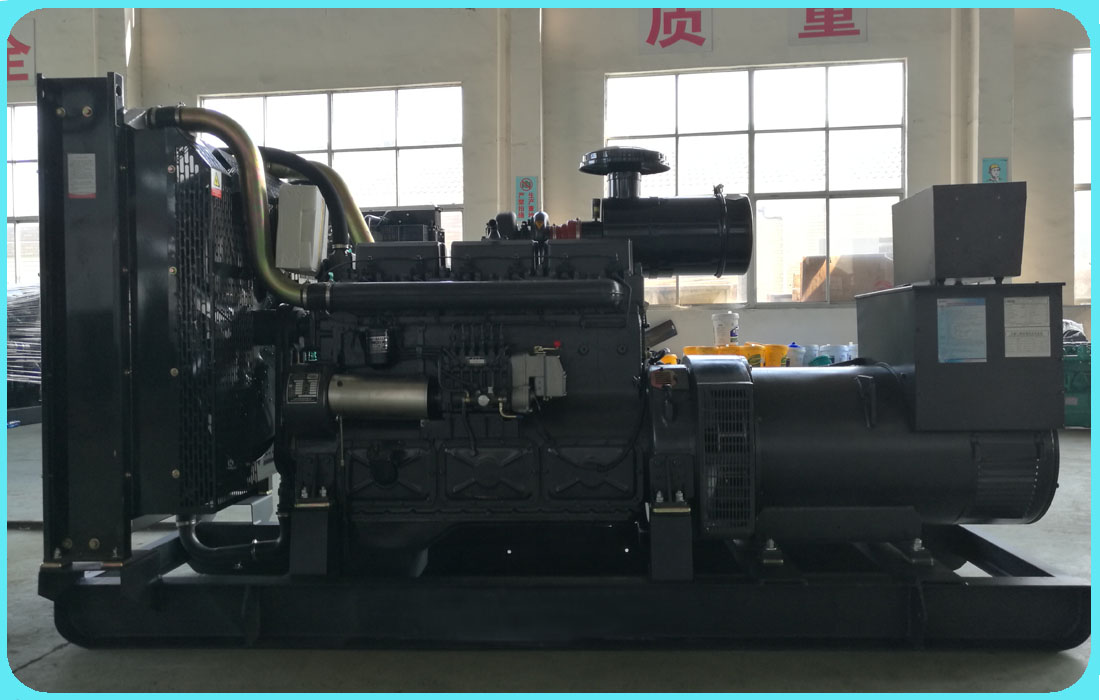 湖北客戶成功訂購一臺主用功率300kw申動系列柴油發電機組