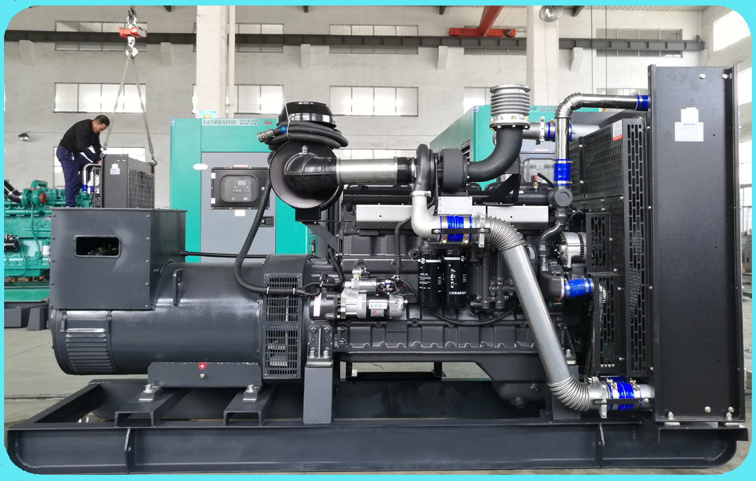珀金斯動力成功發貨兩臺上柴305kw系列柴油發電機組