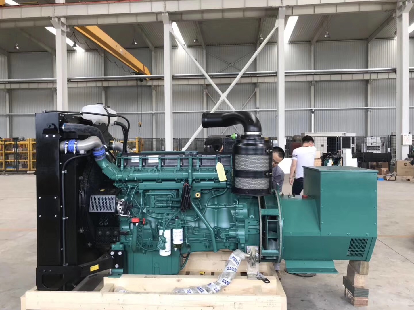 沃爾沃系列柴油發(fā)電機組發(fā)往西藏用于隧道建設(shè)