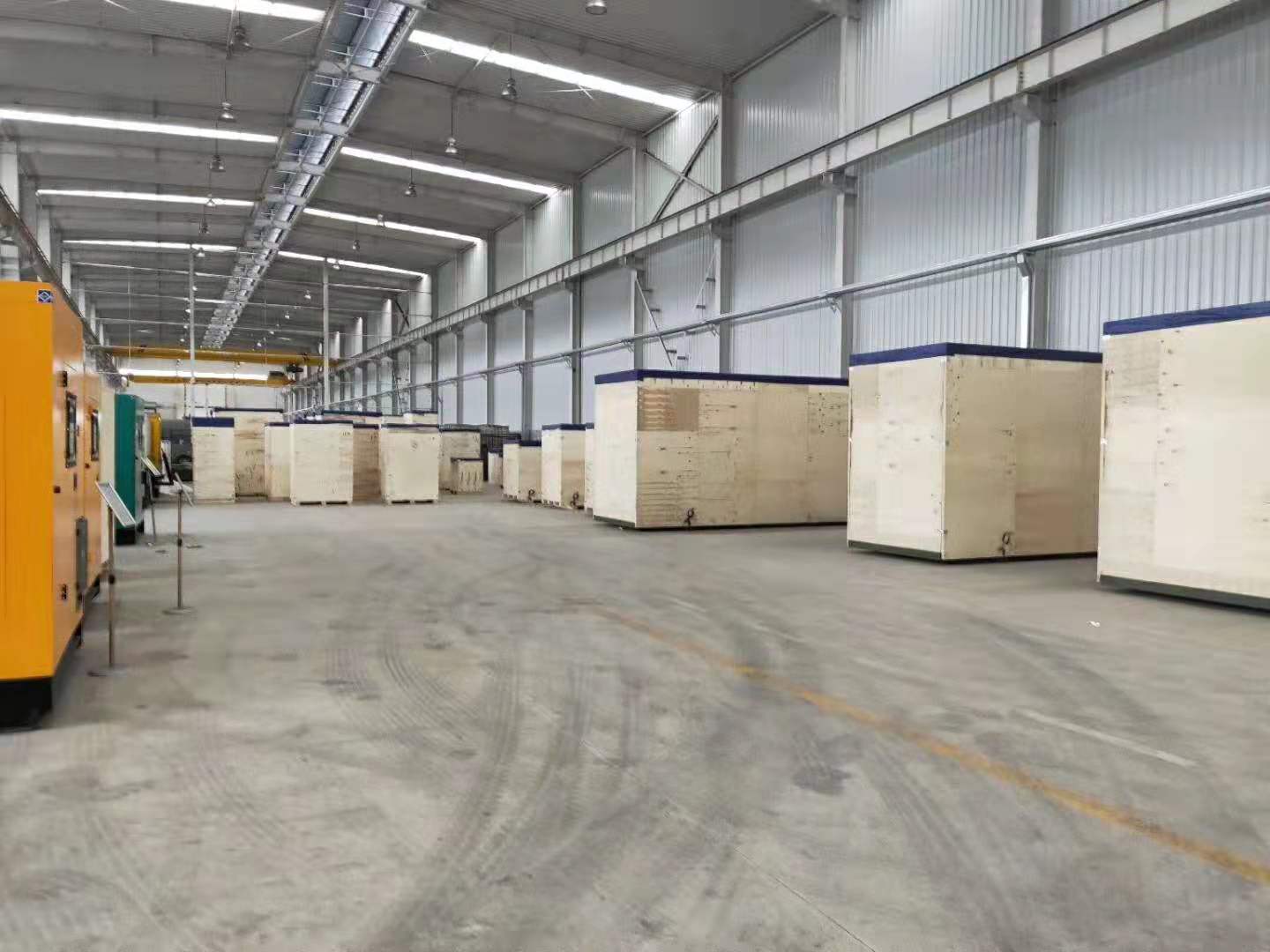 出口柴油發電機組木箱已全部完工，等待運輸